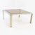 Mid-Century Modern Renato Zevi Mid Century Italian Chrome Brass and Glass Square Coffee Table For Sale - Image 3 of 7
