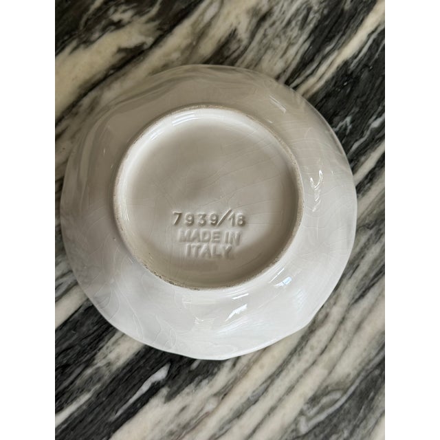 Ceramic Made in Italy Mid-Century Majolica Style Citrus Motif Bowl For Sale - Image 7 of 9
