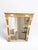 Wood Vintage Baker Furniture Neoclassical Cream & Gilt Mirror For Sale - Image 7 of 12