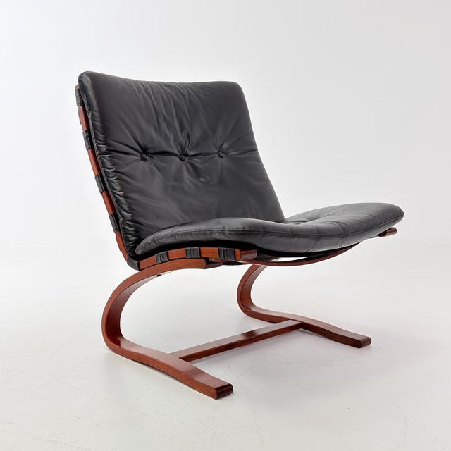 Mid-Century Modern Kangu Lounge Chair by Elsa Solheim and Nordahl Solheim for Rybo, 1970s For Sale - Image 5 of 18