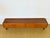 Mid-Century Modern Low Scandinavian Teak Sideboard with Metal Compass Legs, 1960 For Sale - Image 3 of 17