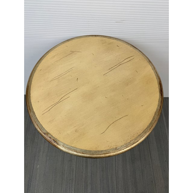 Antique Florentine Style Round Accent Table For Sale - Image 11 of 12