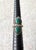 Antique Blue/Green Turquoise and Sterling Silver Ring, Size 7 For Sale - Image 4 of 4