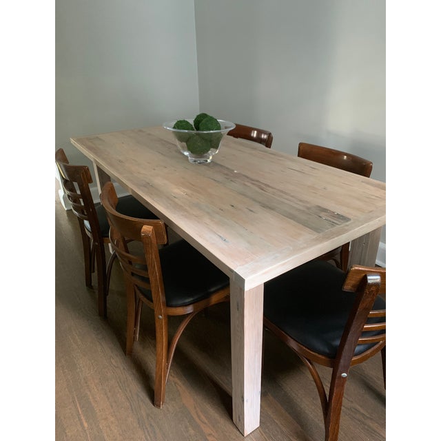 Farmhouse Reclaimed Wood Dining Table Or Xl Desk Chairish
