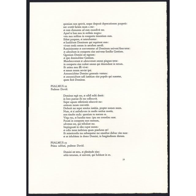 1968 Salvador Dalí Biblia Sacra "Quis Ascendet in Mentem Domini" (Who Will Go Up the Mountain of the Lord) For Sale In New York - Image 6 of 11