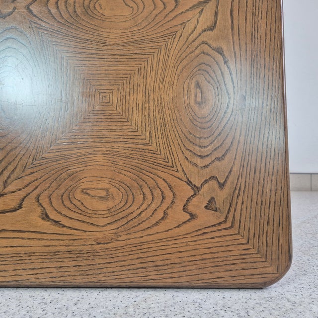 Brown Vintage Oak Side Table from Gordon Russell, 1980s For Sale - Image 8 of 9