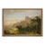 Landscape Scene Contemporary Reproduction Print on Canvas After Asher Durand, Framed 32x22 For Sale