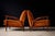 Wood Giuseppe Scapinelli Pair of Armchairs in Caviúna & Burnt Caramel Mohair Velvet, Brazil, 1950s For Sale - Image 7 of 17