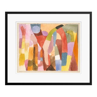 Paul Klee 'Movement of Vaulted Chambers' Archival Pigment Print Framed in Black Reproduction For Sale