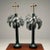 Metal Large Pair of Mid-Century Modern Maison Jansen Style Palm Tree Lamps, Metal For Sale - Image 7 of 12