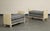 Mid-Century Modern Parchment Benches Inspired by Jean Michel Frank, Mid-Century Modern Style For Sale - Image 3 of 16