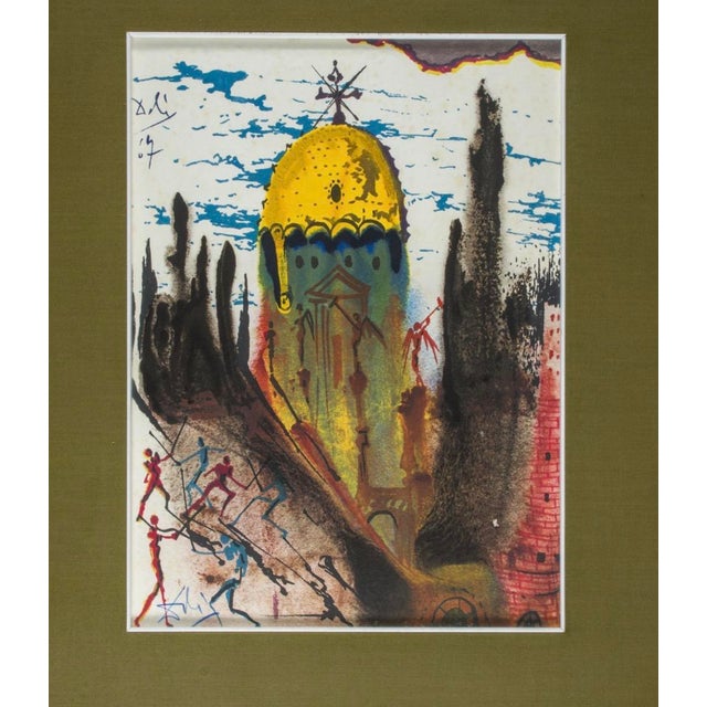 1960s Salvador Dalí­ Signed and Dated Work on Paper For Sale - Image 3 of 14