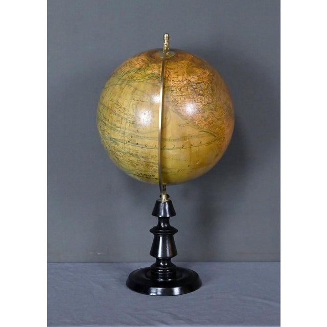 Late 19th Century Globe from J. Forest, 1890s For Sale - Image 16 of 18