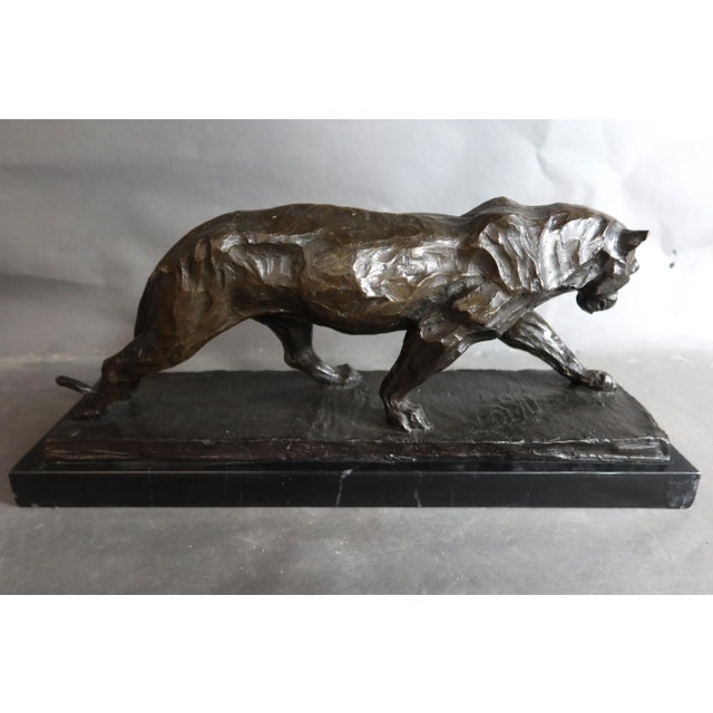 1980s Panther after Bugatti Model, 1980s, Bronze For Sale - Image 5 of 9