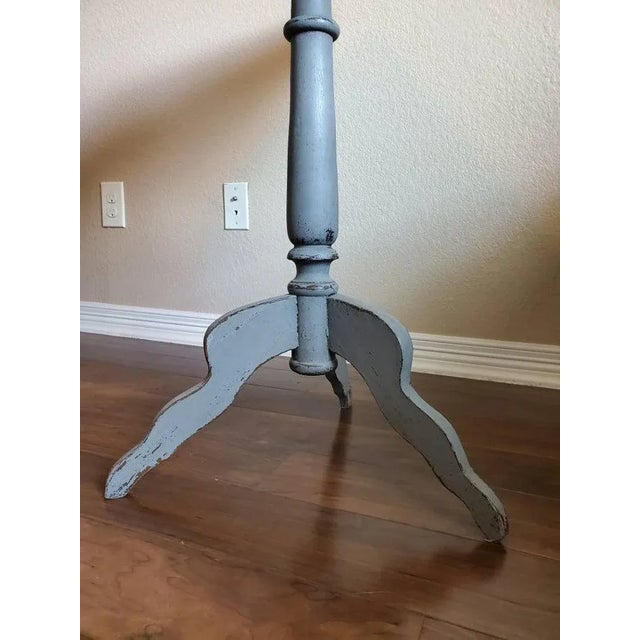 19th Century Swedish Gustavian Distressed Painted Tray Table For Sale - Image 9 of 13