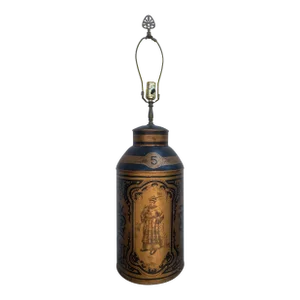 21st Century Asian Tea Canister Lamp
