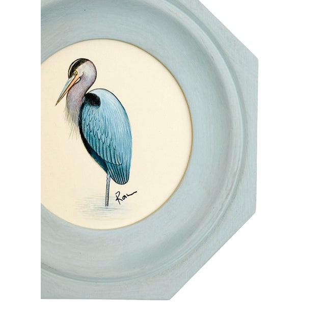 A quietly elegant blue heron, brought to life with the most refined detailing and graceful poise. The soft tilt of the...