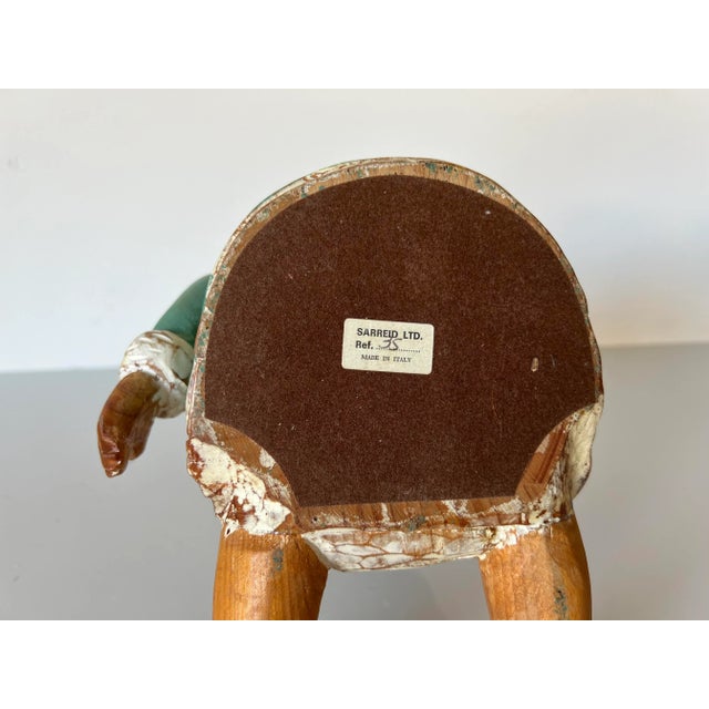 Italian Vintage Sarreid Ltd Sitting Doll Figurine Sculpture For Sale - Image 10 of 11