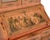 Wood Mid-Century Italian Venetian Coral & Gilt Hand Painted Chinoiserie Secretary Desk For Sale - Image 7 of 9