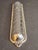 Vintage Masorett Israel Sterling Silver 925 Mezuzah Case Diagonal Ribbed Beaded For Sale - Image 4 of 11