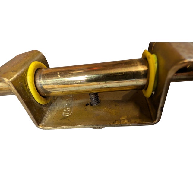 Wood Brass and Rattan Wall Lamp by Valinte Oy Finland, 1950s For Sale - Image 7 of 10