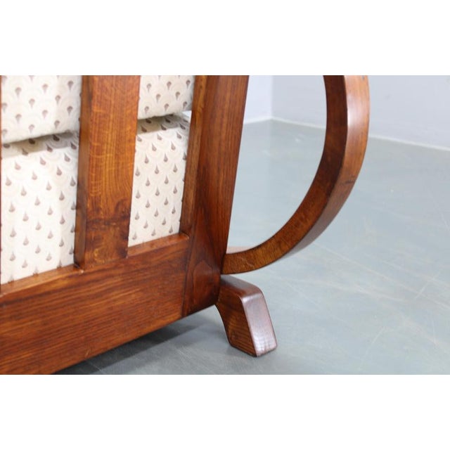 Vintage Art Deco Lounge Chairs in Walnut and Oak, 1930s, Set of 2 For Sale - Image 16 of 18