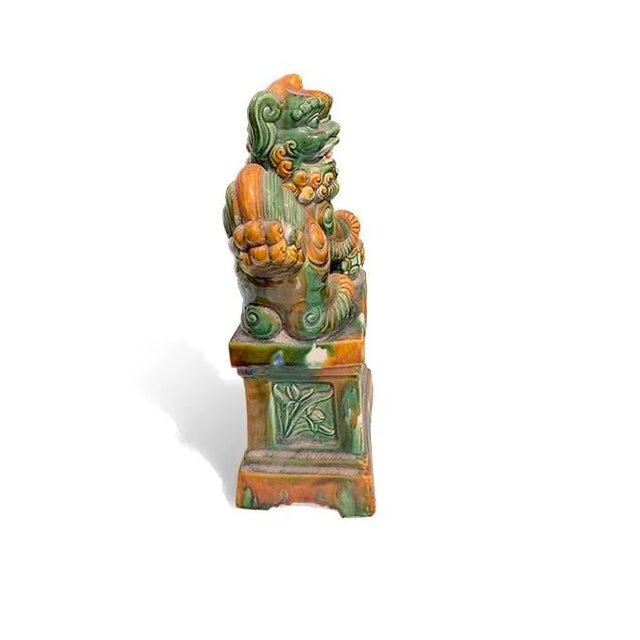 Tang Dynasty Colorful Fu Dog For Sale - Image 4 of 5