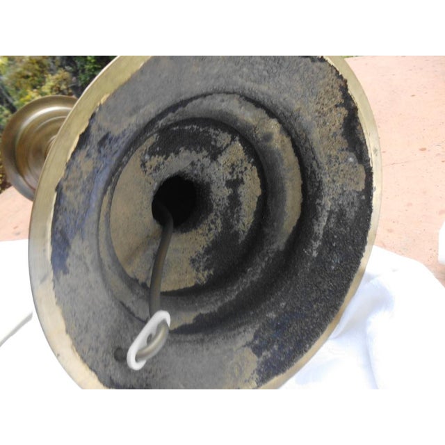 Vintage Bronze and Brass Table Lamp, 1970s For Sale - Image 12 of 15