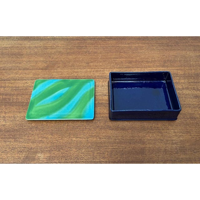 Mid-Century German Tosca Sorena 4711 Collectors Ceramic Box with Lid, 1960s For Sale - Image 10 of 18