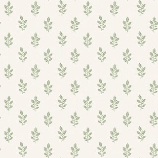Sample - Boråstapeter Little Oak Wallcovering In Green For Sale