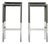Minimalist Bar Stools by Ruud Jan Kokke, 1980s, Set of 2 For Sale