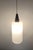 Scandinavian Opaline and Teak Pendant Lamp, 1960s For Sale - Image 12 of 17