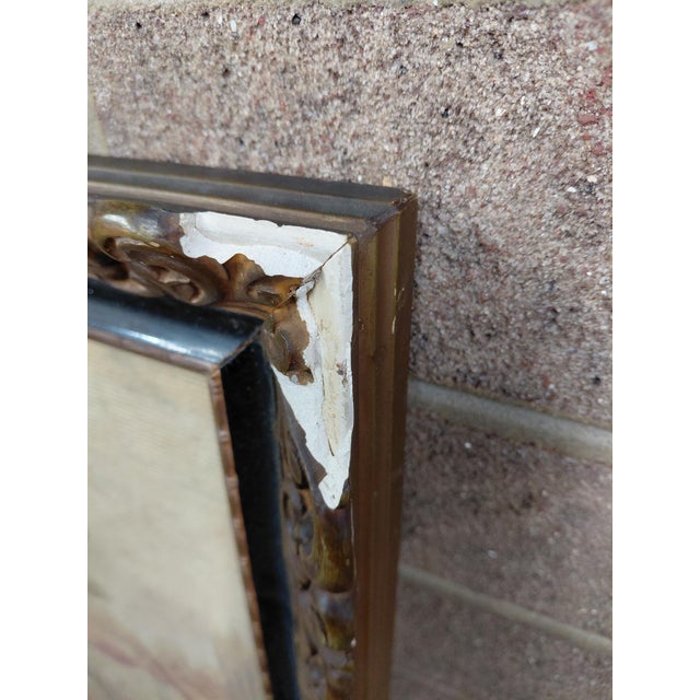 Antique Framed Woven Textile Art- Set of 2 For Sale - Image 9 of 16