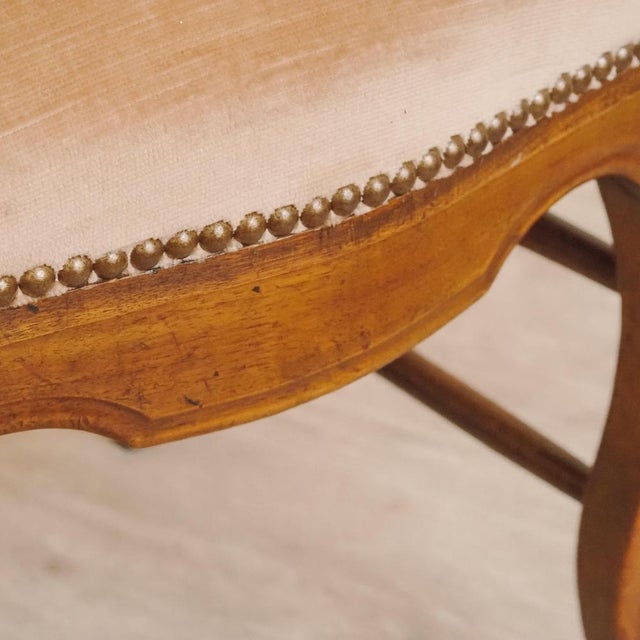 Wood Louis Philippe Chair in Walnut, 1860 For Sale - Image 7 of 13
