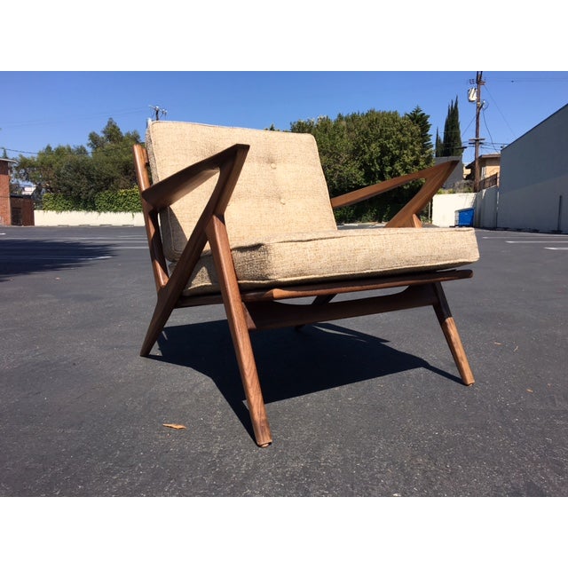 MidCentury Walnut Z Chairs A Pair Chairish