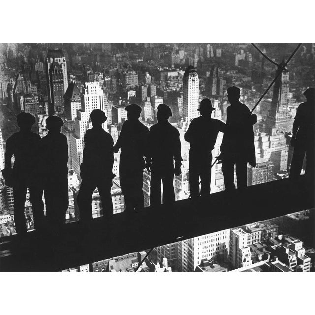 Silhouettes of the bold New York steelworkers who risked their lives to build the awe-inspiring structures that represent...