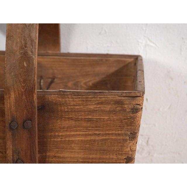 Antique Wooden Basket, 1900s For Sale - Image 5 of 8