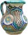 Green Early 20th Century Polychrome Andalusian Ceramic Pitcher For Sale - Image 8 of 12