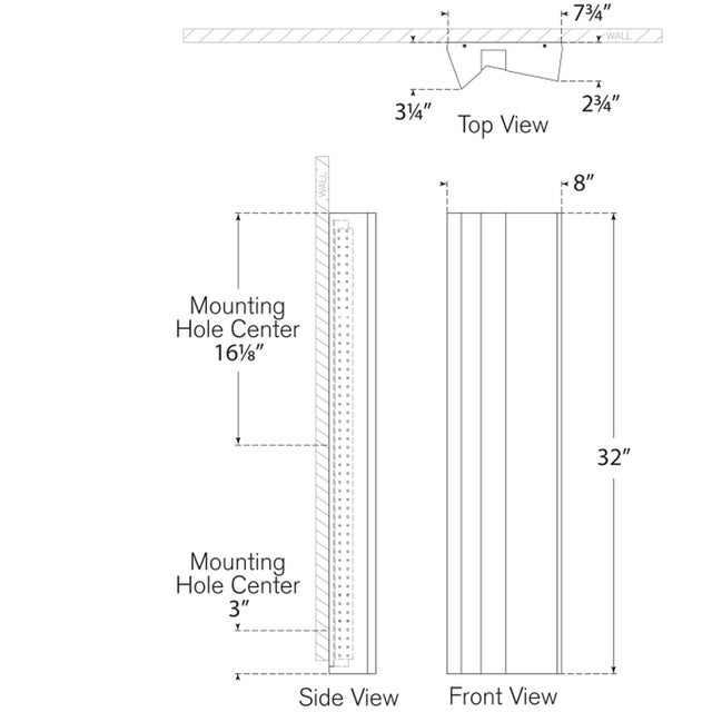 Anne-Marie Barton for Visual Comfort Signature Austera 32" Sconce in Matte Carbon with Alabaster For Sale - Image 9 of 11