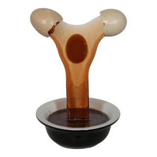 Frozen Moments - Cracked Egg, Resin and Ceramic Sculpture by Geoffrey Rose For Sale