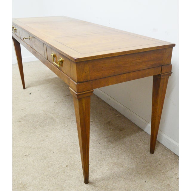 Baker Furniture Company Baker Cherry Writing Desk For Sale - Image 4 of 15
