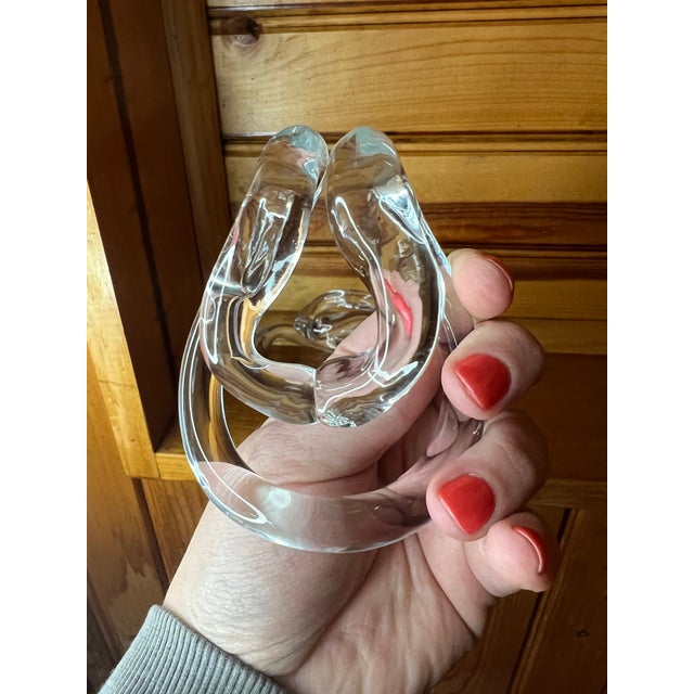 Vintage 1960s Giogali Angelo Mangiarotti Mid-Century Modern Murano Blown Glass Chain Chandelier For Sale - Image 9 of 13