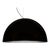 Plastic Sonora 490 Black Suspension Lamp by Vico Magistretti for Oluce For Sale - Image 7 of 7