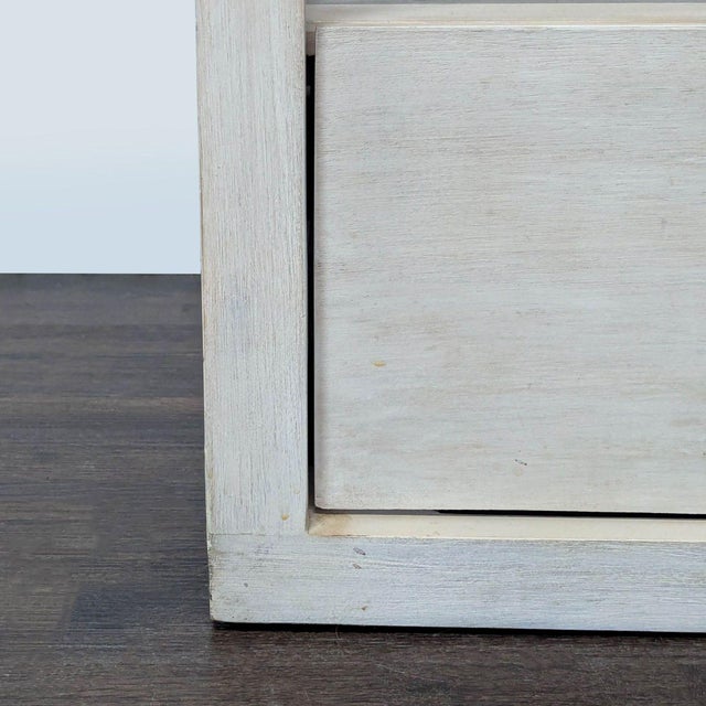 White Pottery Barn Cayman Charging Nightstand For Sale - Image 8 of 10