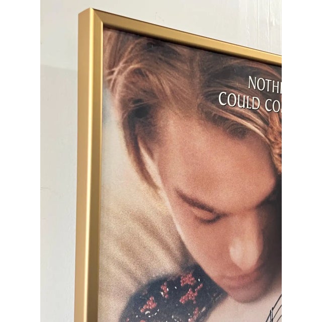 Gold Titanic 1997 Original Movie Poster, Leonardo DiCaprio Kate Winslet, Framed 1997 For Sale - Image 8 of 14