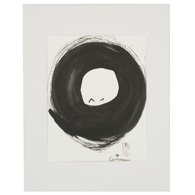 Kitty Enso 1* Virginia Cohn Parkum, c. Unknown In Kitty Enso 1, Virginia Cohn Parkum playfully merges Zen calligraphic...