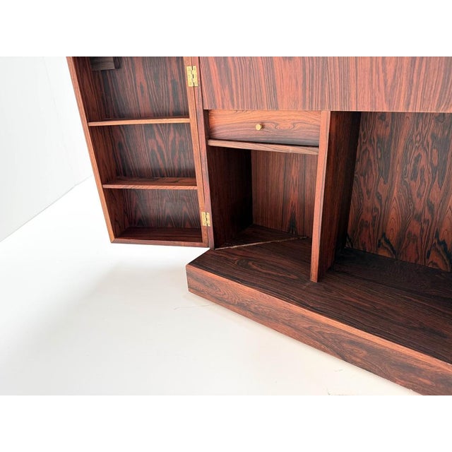 Vintage Wooden Cube Bar Cabinet by Torbjørn Afdal for Bruksbo, 1960s For Sale - Image 15 of 18