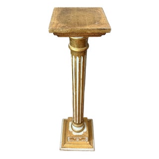 Mid Century Florentine Italian Pedestal For Sale