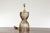 Mid-Century Modern Mid 20th Century Italian Brass Hourglass Shaped Single Light Lamp, US Wired For Sale - Image 3 of 12
