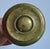 Pair antique 19th century small scale brass door knobs. Neoclassical taste with concentric circle design. Each pair...